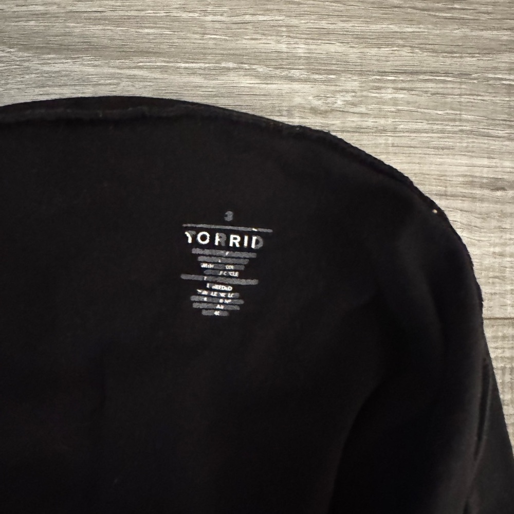Torrid Black fold over pencil skirt